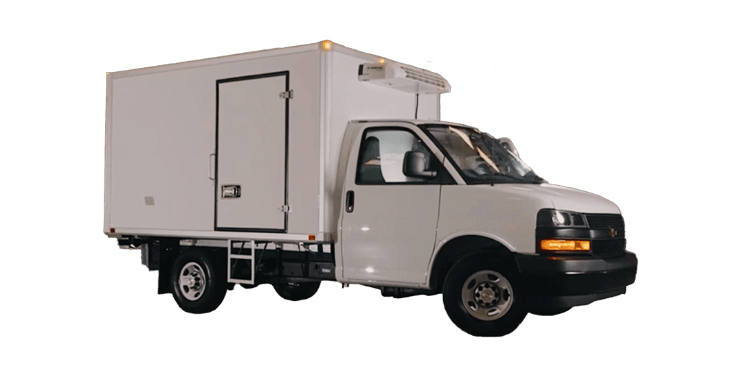 small refrigerated truck